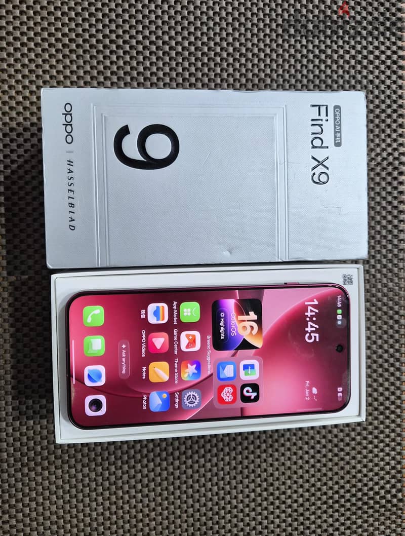 OPPO Find X9 red 512gb 1