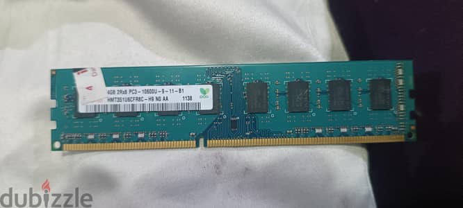 رامة 4GB DDR3 1333MHz PC3-10600