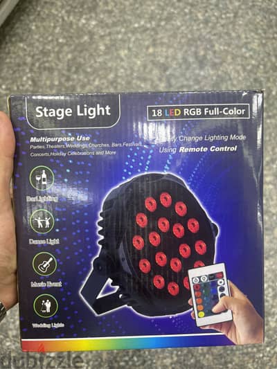 18 led rgb full color led stage