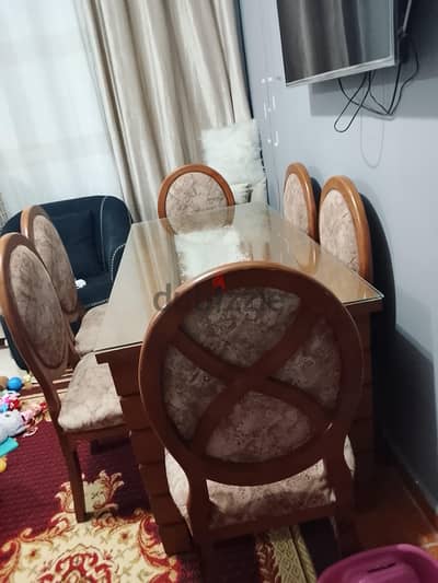 سفره خشب زان ست كراسي