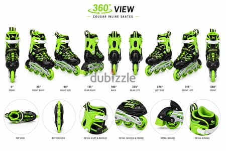 Inline Skates Cougar – New in Box – Size 38-41