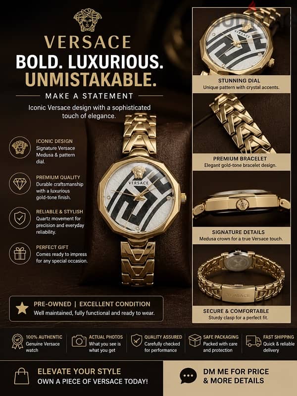 versace watch women 1