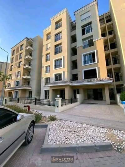 A great deal on an apartment for sale in Sarai Compound, New Cairo, next to Madinaty, minutes from Fifth Settlement and Taj City, with a down payment