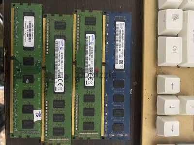 4 رامات ddr 3. كل رامه 4 جيجا