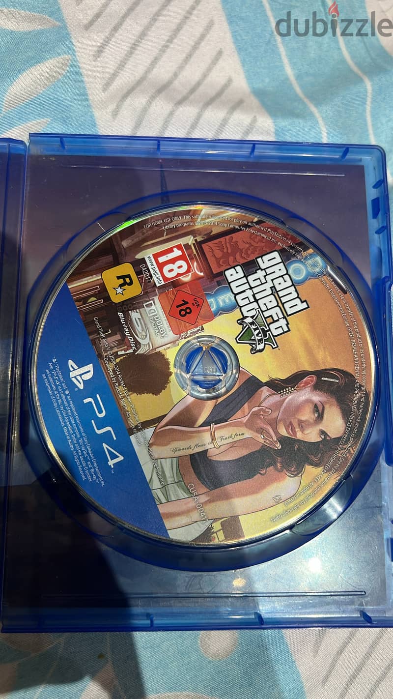 grand theft auto premium edtion ps4 cd used 2
