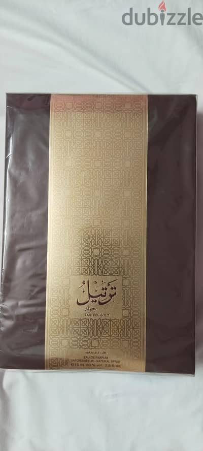 عطر ترتيل جولد اصلي  العربيه للعود وارد السعوديه