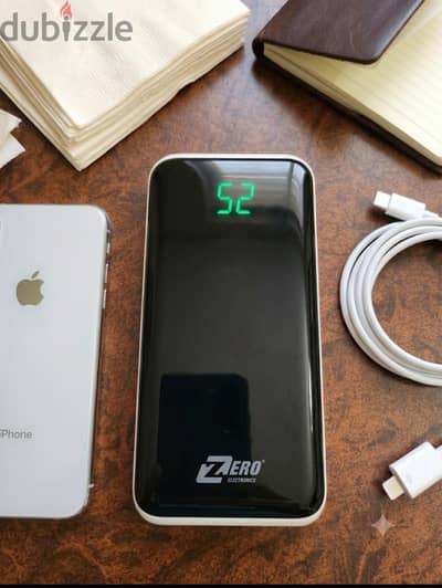باور بانك ZERØ.  10000mAh بشاشة ديجيتال – حالة ممتازة