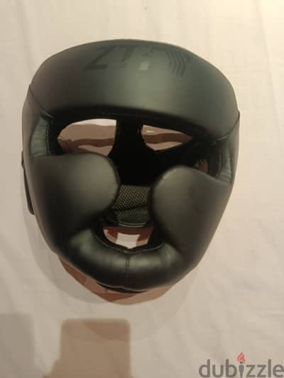 Head gear & kick boxing gloves