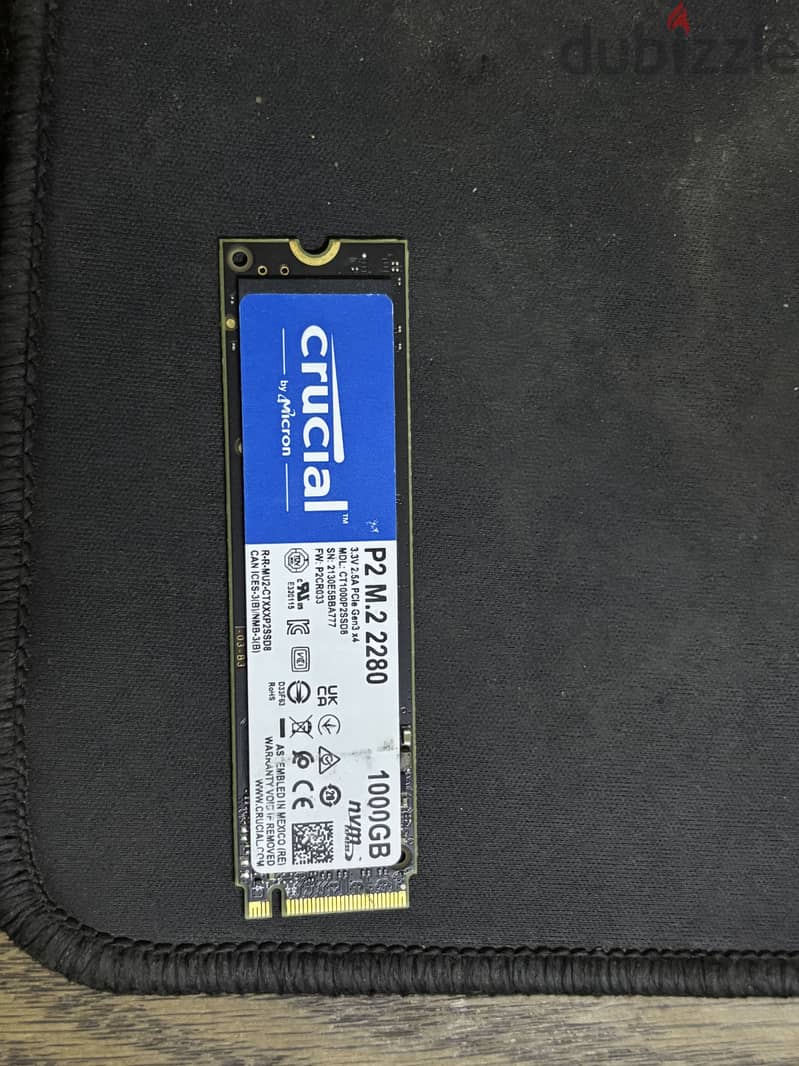 Crucial p2 m2 1tb 1