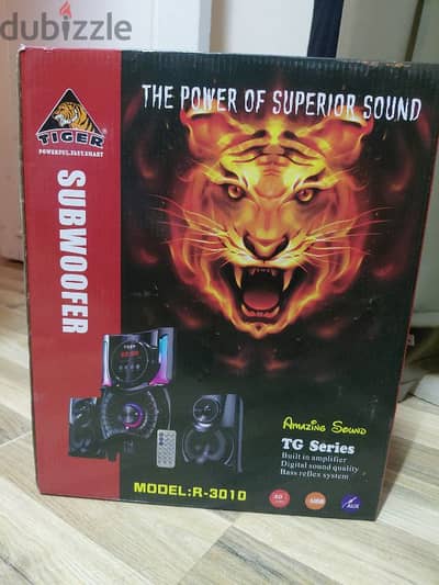 للبيع: صب تايجر Tiger Subwoofer R-3010 صوت ونقاء متميز