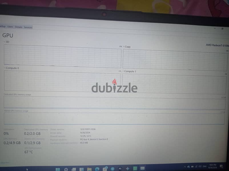 لاب لينوفو Amd razyen5 7520 U 3