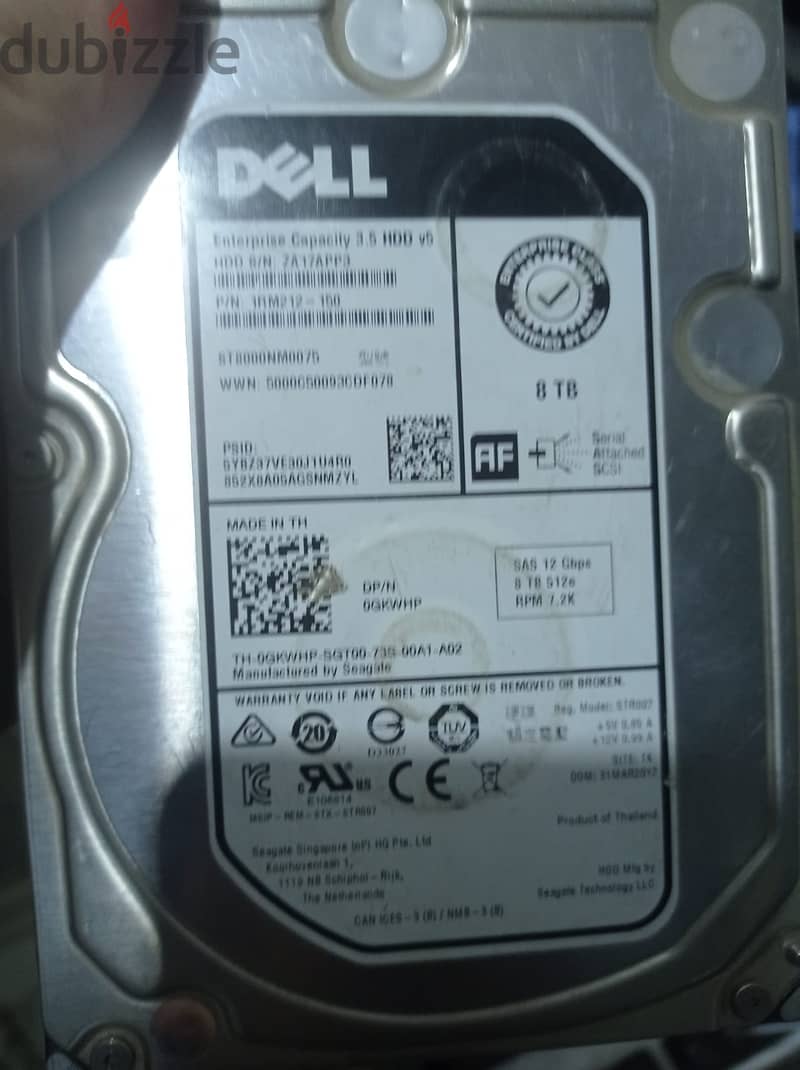 هارد 8 تيرا DELL 1
