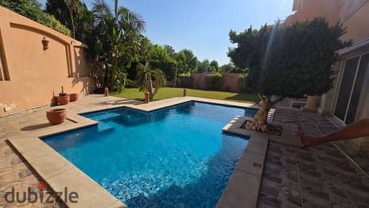 Luxury villa with private pool for rent in Katameya Hills Compound