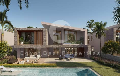 Launch Price 1st Row Fully Finished Villa  For Sale Prime Location Sea+Lagoon View In Beit Elbahr Over 8years