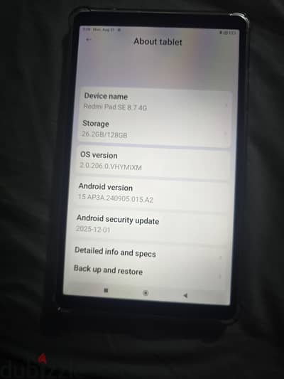 Redmi pad SE 8.7 شريحه