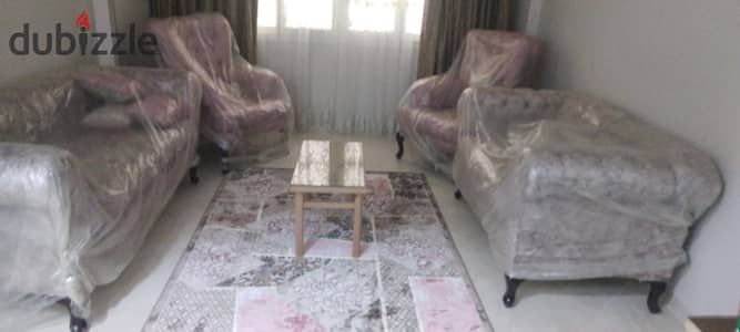 شقة مفروشة للايجار دجلة المعادى ارضى مكيفة