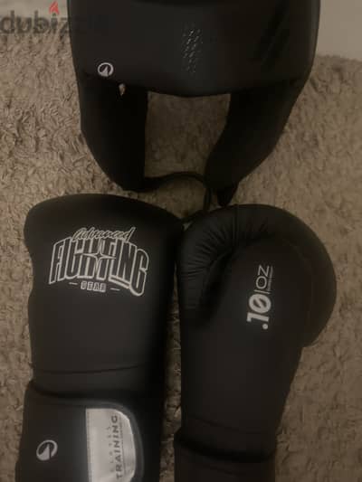 Mma gloves and head protection
