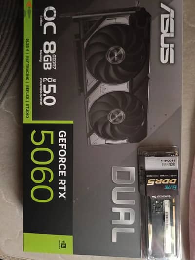 Asus GeForce RTX 5060 dual 8GB GDDR7 OC Edition Graphic Card