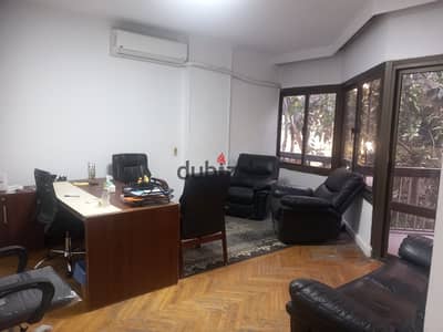 Office for rent in Sarayat Al Maadi, 300 meters, air-conditioned with kitchen