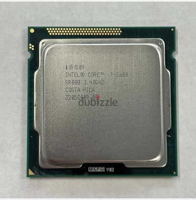 معالج انتل جيل تاني i7 2600  مع ستوك كولر انتل