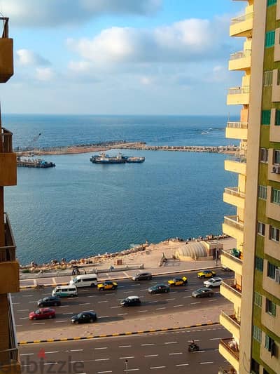 شقة مرخصة مفروشة بالمحروسة فيو بحر مفتوح