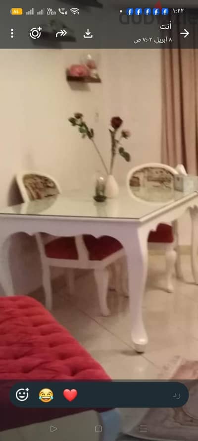 ترابيزه سفره و٤ كراسى