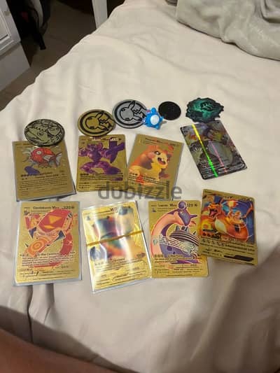 Pokémon cards and tokens