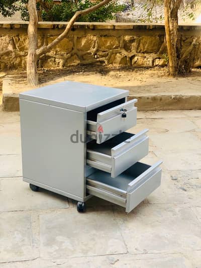 وحدة ادراج صاج 3 درج بعجل
