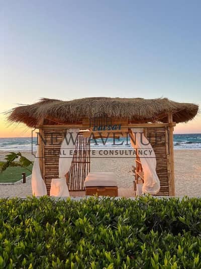 Ground chalet for sale fully finished ready to move in caeser sodic  in ras el hekma north coast