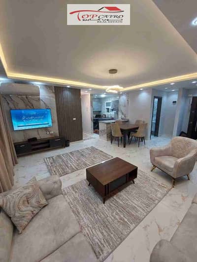 للايجار شقه مفروش في مدينتي 116متر فرش فندقي وتشطيب سوبر لوكس في b12
