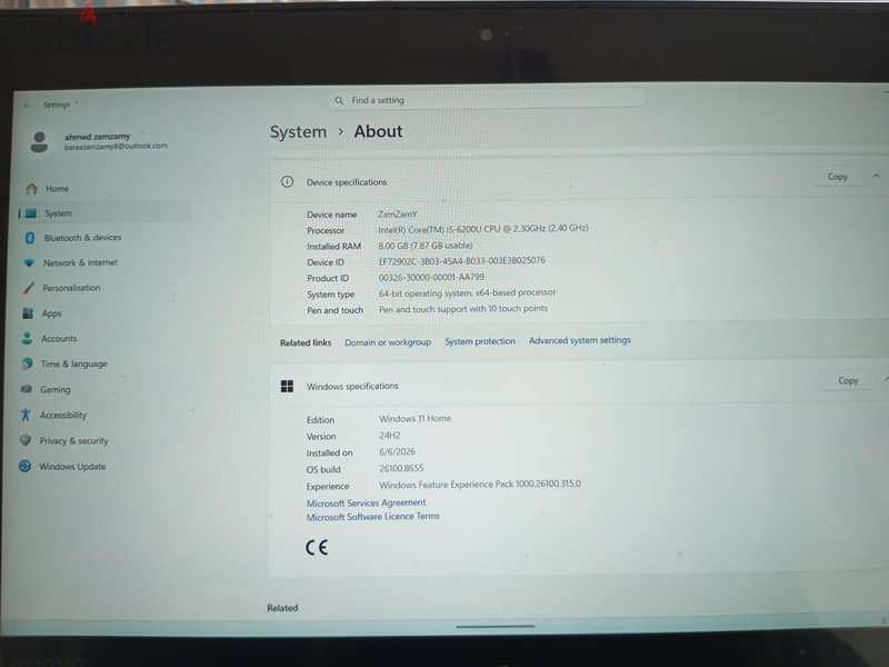 لاب توب لينوفو تاتش 4
