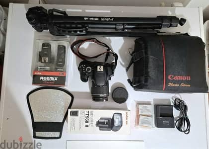 Camera canon 650D+Godox TT560II+GODOX Reemix Trigger +tripod General