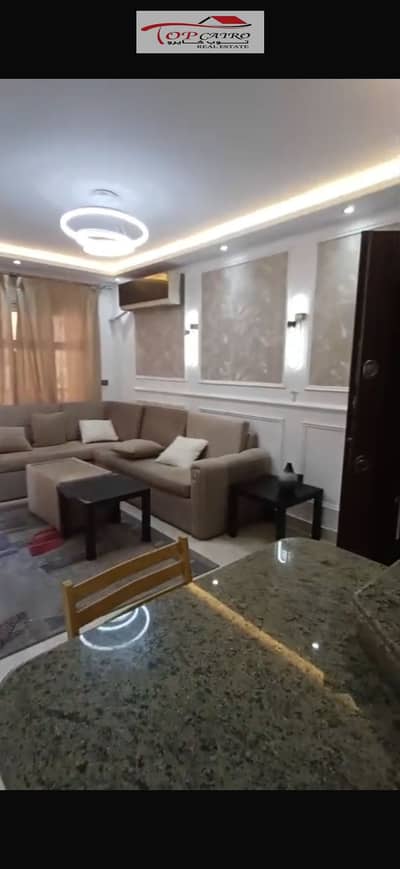  **Furnished apartment for rent in Madinaty – B7**   **Area:** 70 meters  **2 bedrooms**  **1 bathroom**  **Fully furnished**  **Fully air-conditioned**  ‍‍