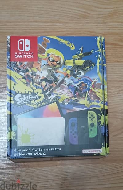 Nintendo swicth oled splatoon 3 edition