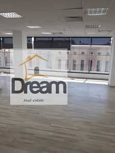 Luxury office 250 m for rent, licensed administrative mezzanine, corner of Mohi El-Din Abu El-Ezz and the University of Nations next to the Hunting Club, final 40000 EGP
