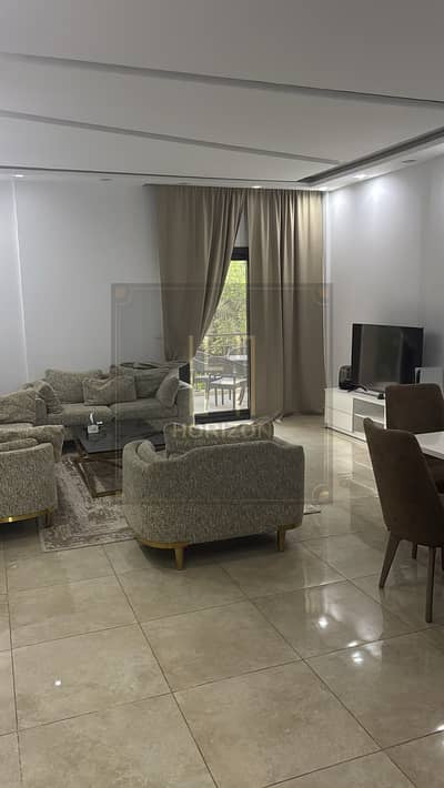 ستوديو بحديقة مفروش ايجار كمبوند فيفث سكوير المراسم التجمع القاهرة الجديدة Studio rent Fifth Square Marasem