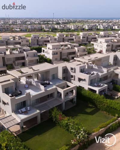الحق صيف في قريه هاسيندا باي الساحل الشمالي في شاليه للايجار غرفتين بالساحل