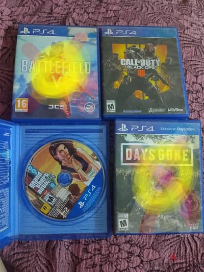 ألعاب ps4  استعمل جيد
