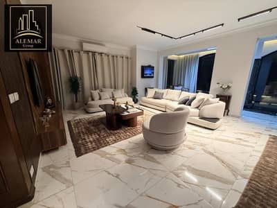 Villa 350 meters furnished for rent in Madinaty, model Z at a great price. A unique opportunity for furnished rent inside Madinaty, a high-end villa with ultra-super-luxury finishes and hotel furnishings, ready for viewing and immediate delivery, with the possibility of negotiating the price.