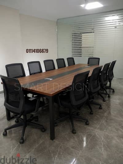 ترابيزة اجتماعات مودرن خشب mdf اسباني - meeting table
