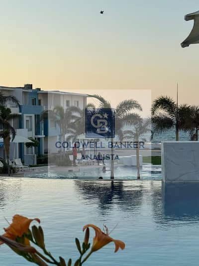 Under market price sea view Service apartment for sale fully furnished in fouka bay north cost