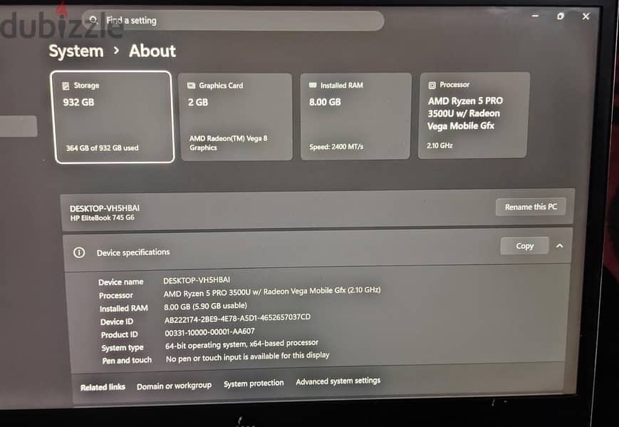 HP Elitebook 745 g6 3