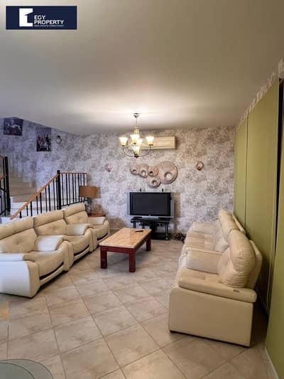 Villa For Sale Fully Furnished with AC’s 3rd Row on lake Ready To Move In Marassi - North Coast
