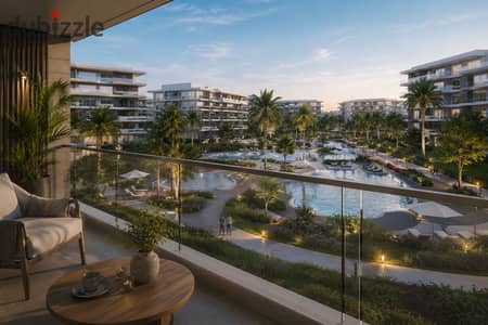 Apartment 133m with a 72m garden in the Administrative Capital scenario with a 10% down payment and 10 years installment