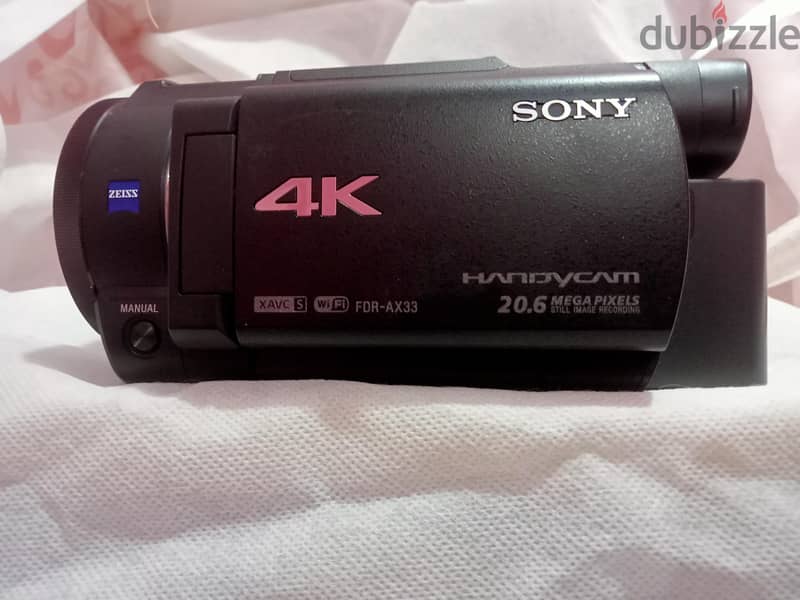 sony FDR -AX 33  4k 3