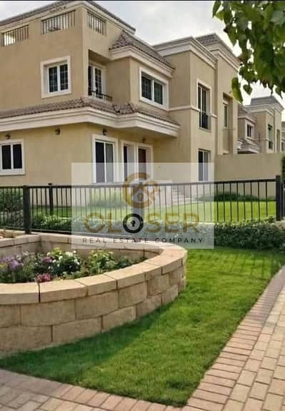 فيلا للبيع 239م 5غرف ف افضل مراحل بكمبوند سراي Elm Tree بجوار مدينتي قسط ع 12سنه