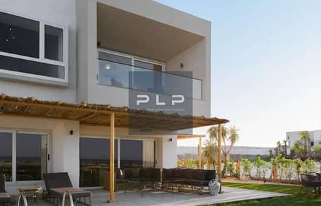 Chalet for sale in Ras El Hekma Resort, fully finished and ready to move in. First floor, sea view.