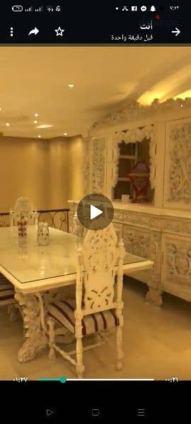 Apartment for families 165 meters furnished maximum period 3 months steps to the entrance of Minqar and Horus intermediaries are prohibited