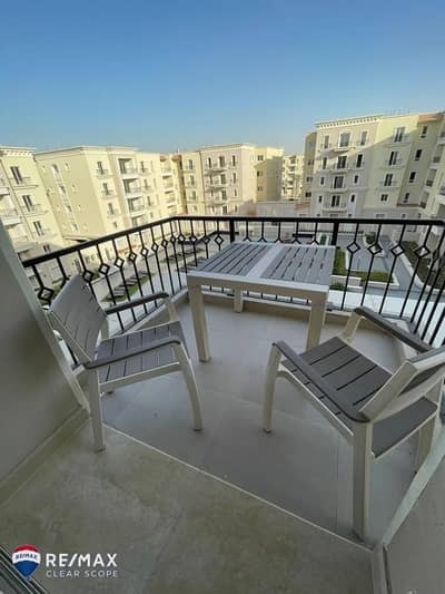 شقة مفروشة فاخرة في ميفيدا | 191م | دور ثالث | فيو Pool ولاندسكيب | 3 غرف | 2 جراج | 125 ألف