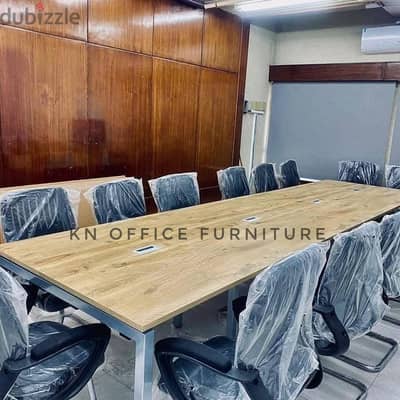 ترابيزة اجتماعات خشبMdfاسباني مستورد/ميتنج روم/Meeting room/اثاث مكتبي
